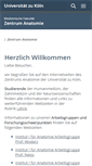 Mobile Screenshot of anatomie.uni-koeln.de