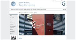 Desktop Screenshot of portal.ccg.uni-koeln.de