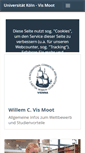 Mobile Screenshot of mootcologne.uni-koeln.de