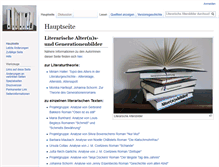 Tablet Screenshot of literarischealtersbilder.uni-koeln.de