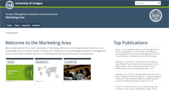 Desktop Screenshot of marketing.uni-koeln.de