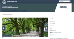 Desktop Screenshot of erl.phil-fak.uni-koeln.de