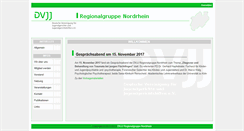 Desktop Screenshot of dvjj-nordrhein.uni-koeln.de