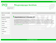 Tablet Screenshot of dvjj-nordrhein.uni-koeln.de