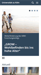 Mobile Screenshot of physikalumni.uni-koeln.de