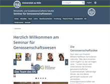 Tablet Screenshot of genosem.uni-koeln.de