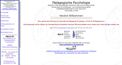 Desktop Screenshot of paedpsych.uni-koeln.de