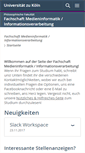 Mobile Screenshot of fs-info.uni-koeln.de
