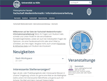 Tablet Screenshot of fs-info.uni-koeln.de