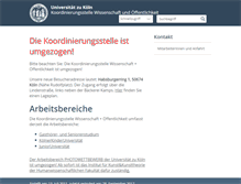Tablet Screenshot of koost.uni-koeln.de