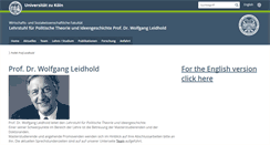 Desktop Screenshot of leidhold.uni-koeln.de