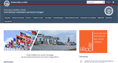 Desktop Screenshot of iilcc.uni-koeln.de