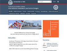 Tablet Screenshot of iilcc.uni-koeln.de