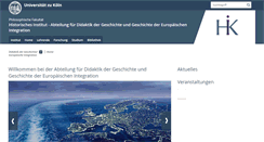 Desktop Screenshot of histsem2.phil-fak.uni-koeln.de