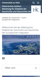 Mobile Screenshot of histsem2.phil-fak.uni-koeln.de