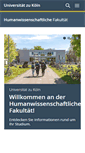 Mobile Screenshot of hfwebrzk.hf.uni-koeln.de