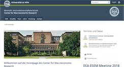 Desktop Screenshot of cmr.uni-koeln.de