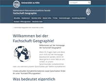 Tablet Screenshot of fs-geographie.uni-koeln.de