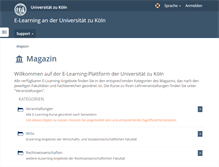 Tablet Screenshot of ilias.uni-koeln.de