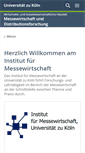 Mobile Screenshot of messe.uni-koeln.de