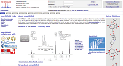 Desktop Screenshot of nmrshiftdb.nmr.uni-koeln.de