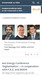Mobile Screenshot of ewi.uni-koeln.de