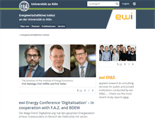 Tablet Screenshot of ewi.uni-koeln.de