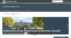 Desktop Screenshot of hf.uni-koeln.de