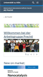 Mobile Screenshot of catalysis.uni-koeln.de