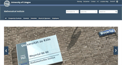 Desktop Screenshot of mi.uni-koeln.de