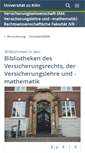 Mobile Screenshot of fbv.uni-koeln.de