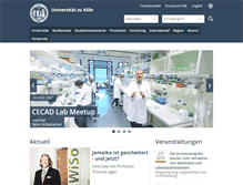 Tablet Screenshot of account.uni-koeln.de