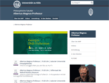 Tablet Screenshot of amp.phil-fak.uni-koeln.de