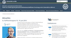 Desktop Screenshot of foerderverein-geno.uni-koeln.de