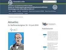 Tablet Screenshot of foerderverein-geno.uni-koeln.de