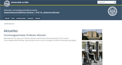 Desktop Screenshot of medienoekonomie.uni-koeln.de