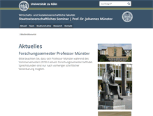 Tablet Screenshot of medienoekonomie.uni-koeln.de